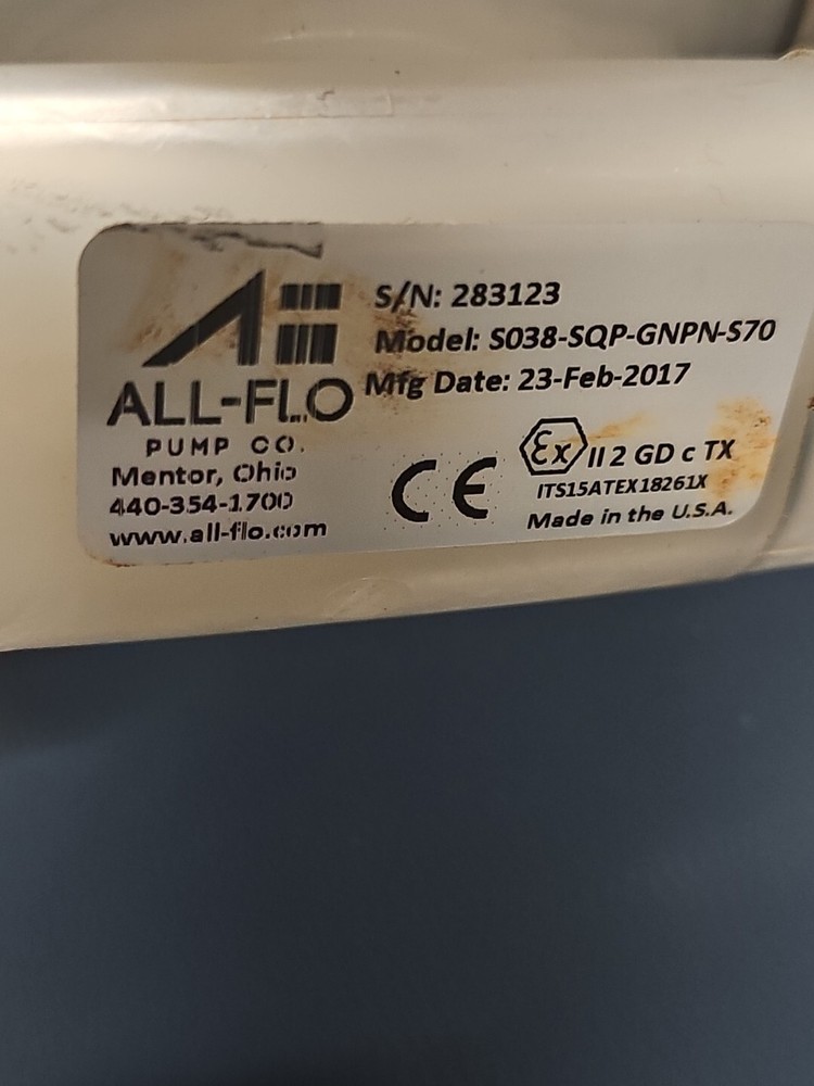 ALL-FLO PUMP S038-SQP-GNPN-S70