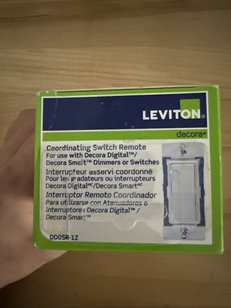LEVITON DD0SR-1Z DIGITAL/DECORA SMART COORDINATING SWITCH REMOTE, 3-WAY WHITE