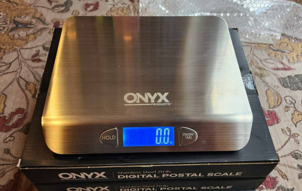 Onyx 70 lb Digital Postal Scale Compatible stamps.com Software LCD USB NIB
