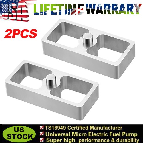 1" Inch Universal Aluminum Extruded Leaf Spring Lowering Block Kit 2PCS
