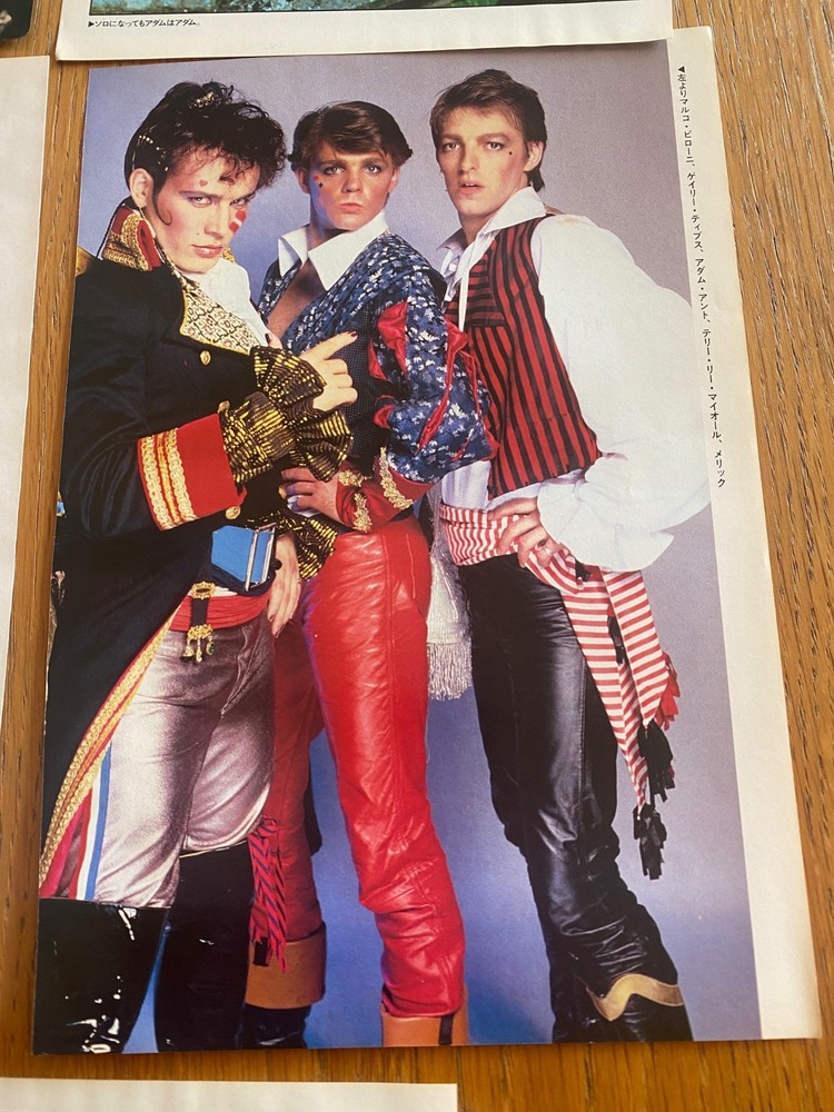 ADAM & the ANTS 1981 Japan ad/cuttings x11 magazine cover Stand and Deliver RARE