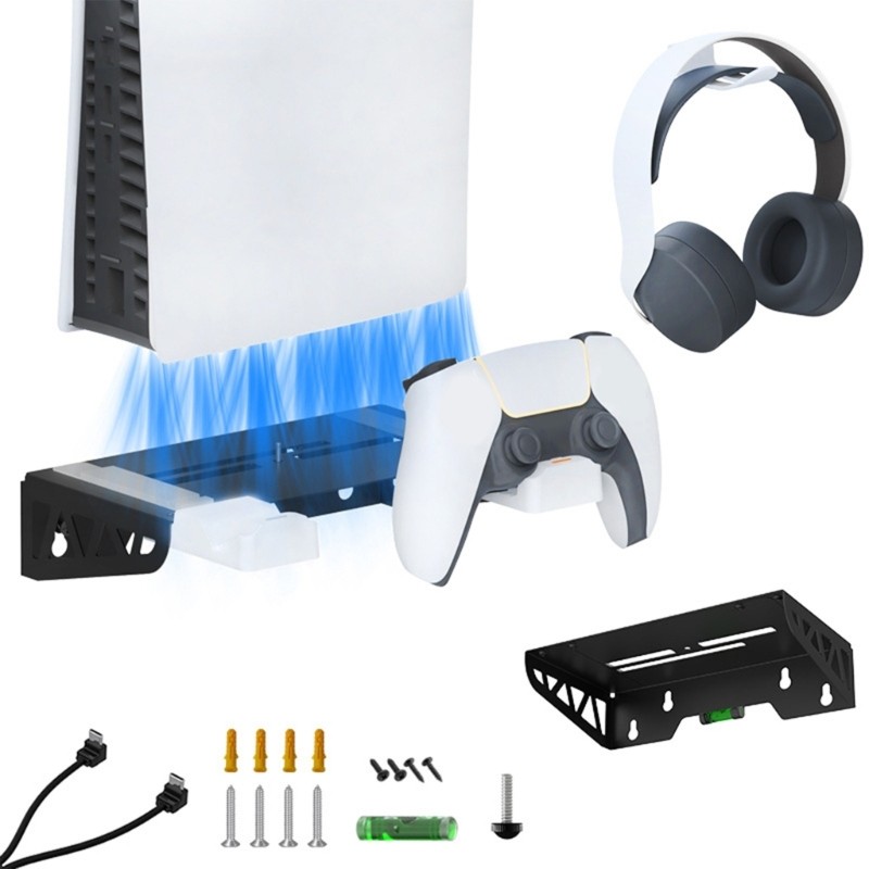 Wall Mounted Stand for Disc Digital Console Multifunctional Storage Bracket