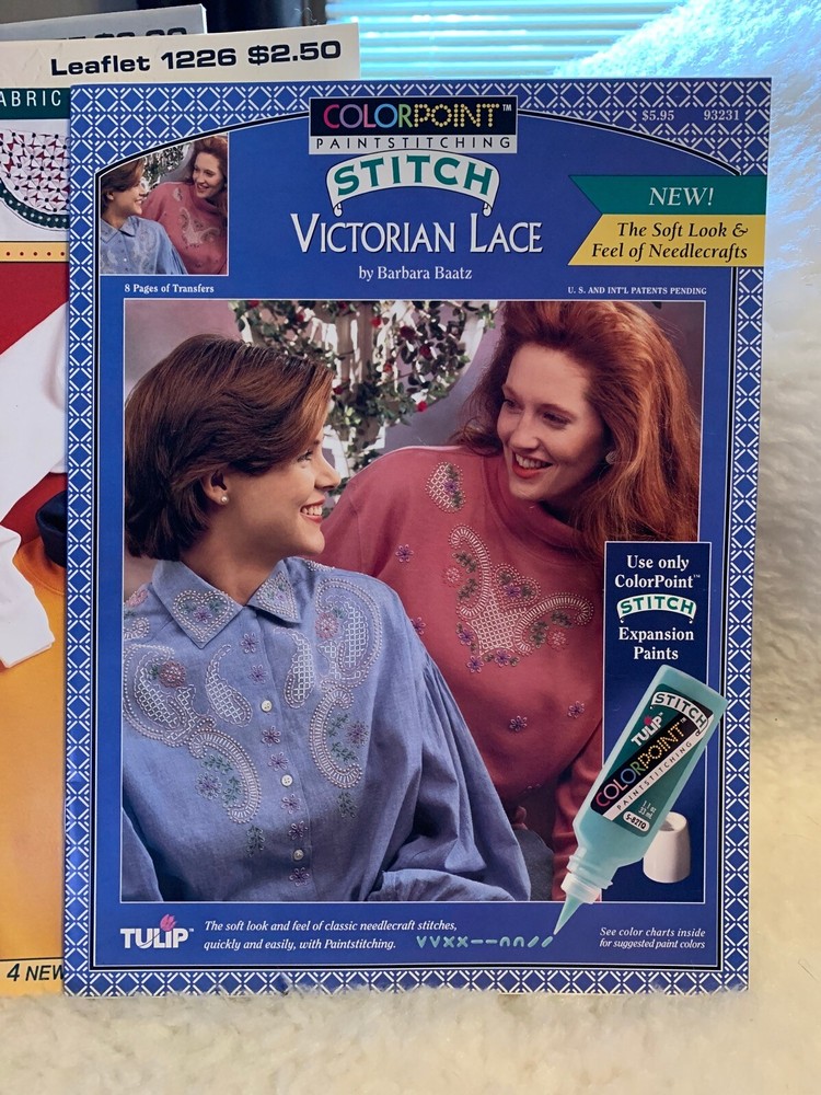 7 Wearable Art Pattern Instruction Booklets - Sweatshirt designs - paint, snip +