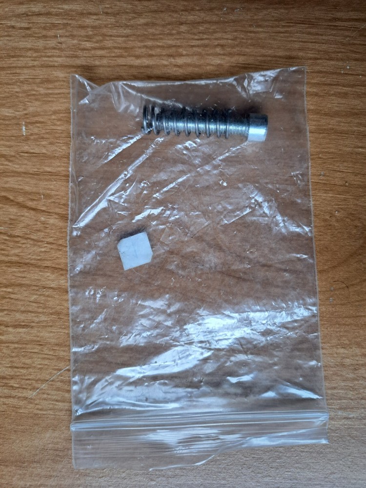 BAUER head SCREW-BOLT with SPRING for manual drain cleaner
