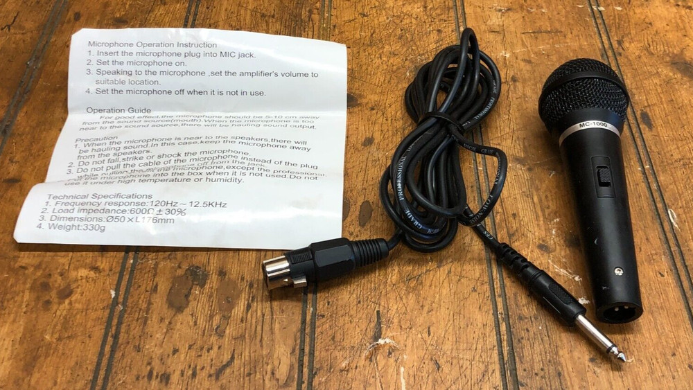 Minter Microphone MC-1000 with Adapter Cord