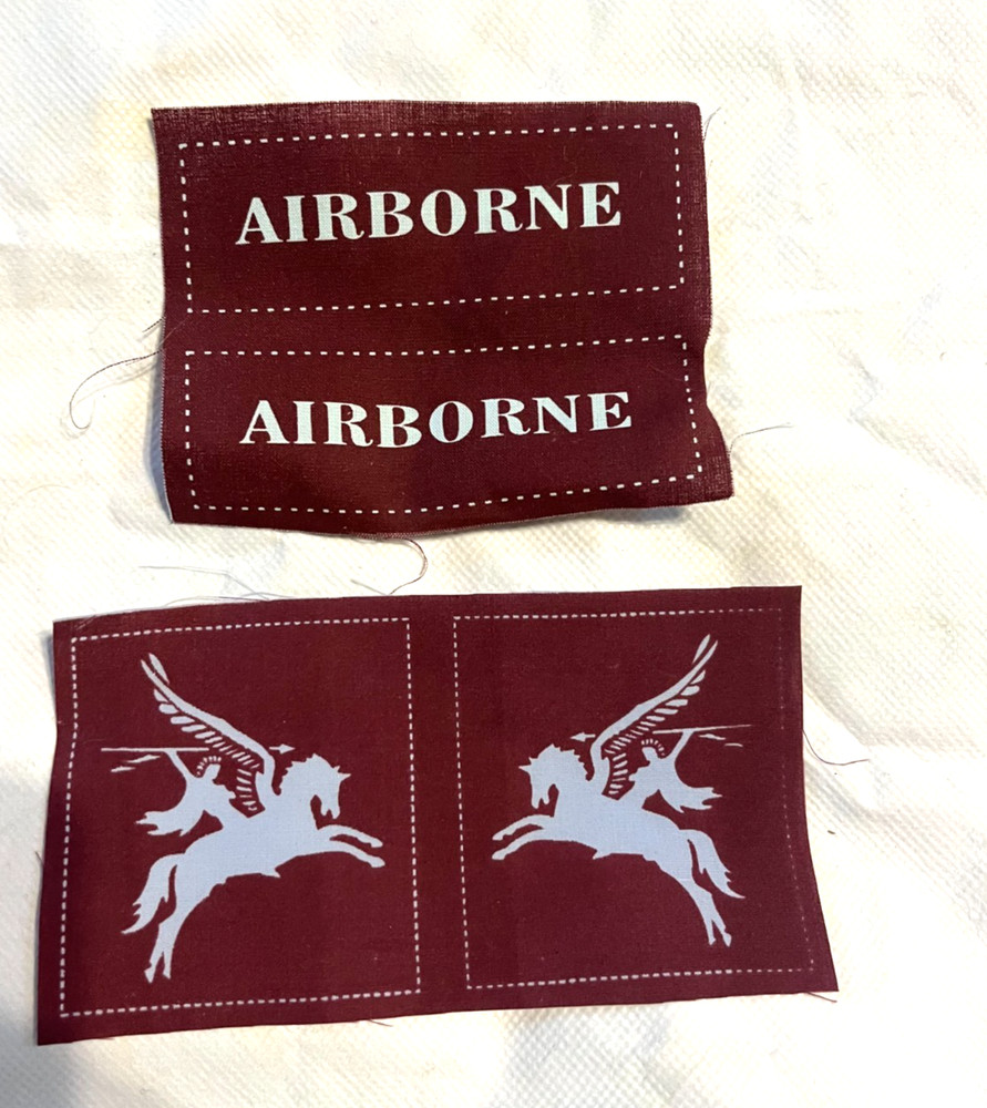 British Army Airborne Pegasus patches Set