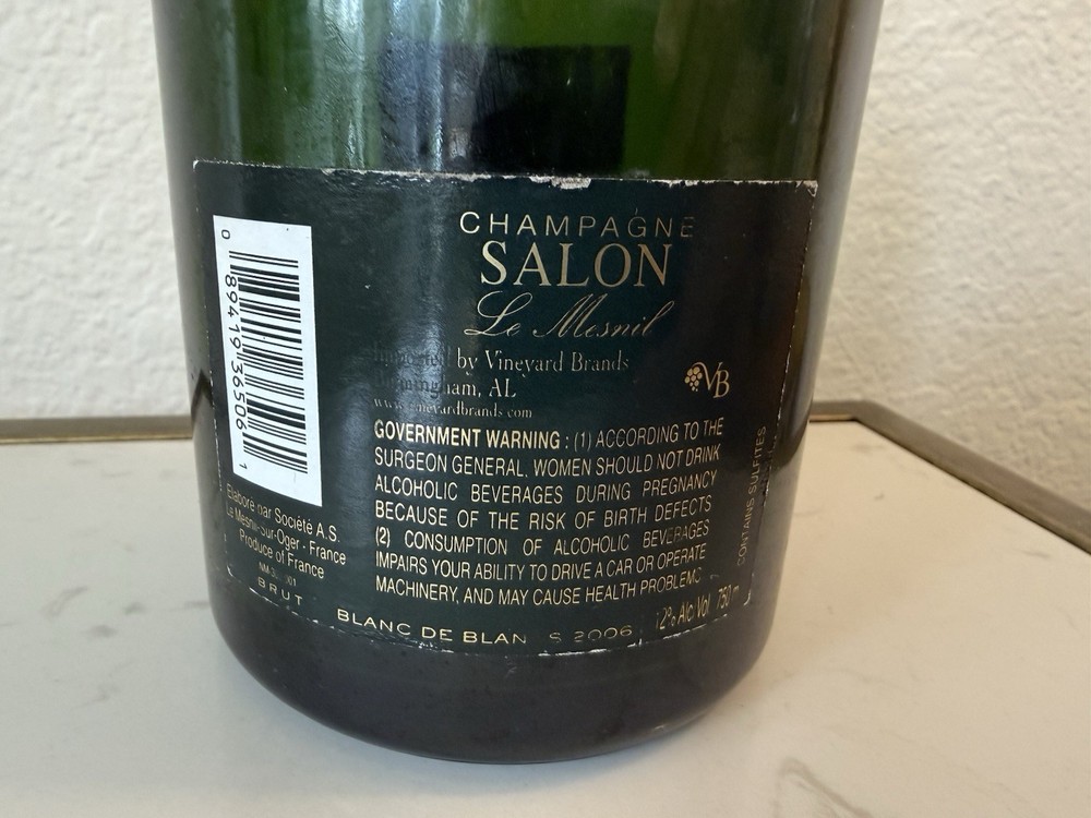 Salon champagne 2006 Empty Bottle