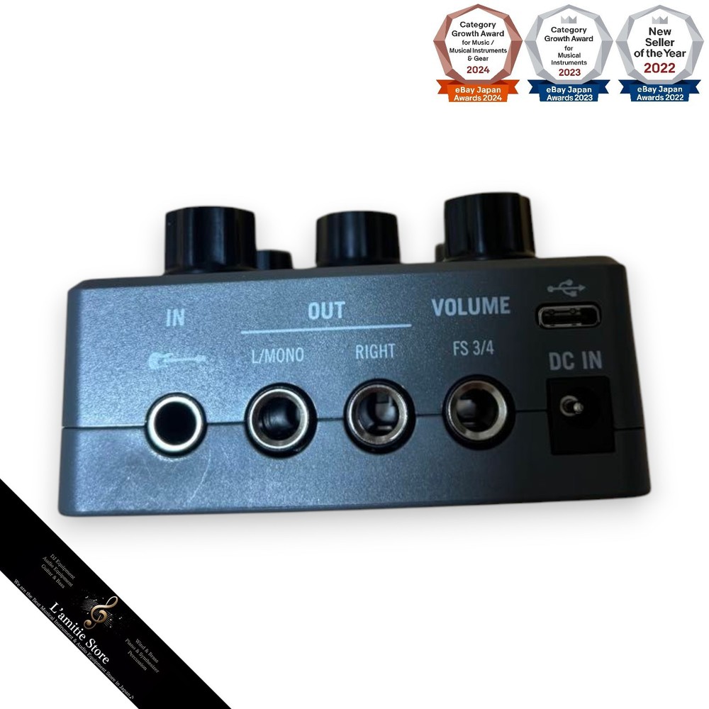 Line 6 POD Express Bass Effects Processor Black Amp Simulator Foot switch Tested