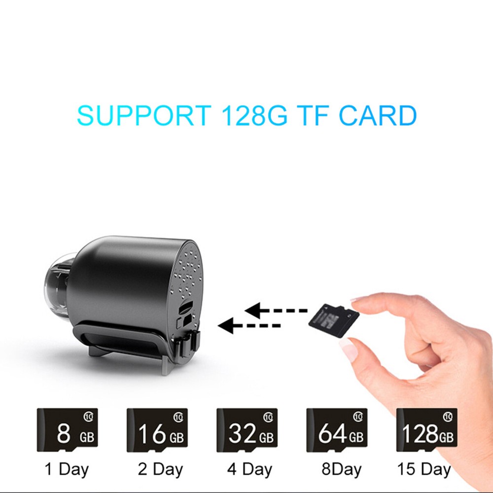 Mini Camera Security Wireless Wifi HD1080P Motion Detect Night Vision Cam