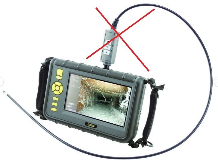 General Tools Rugged Video Recording Inspection Camera Borescope DCS2000