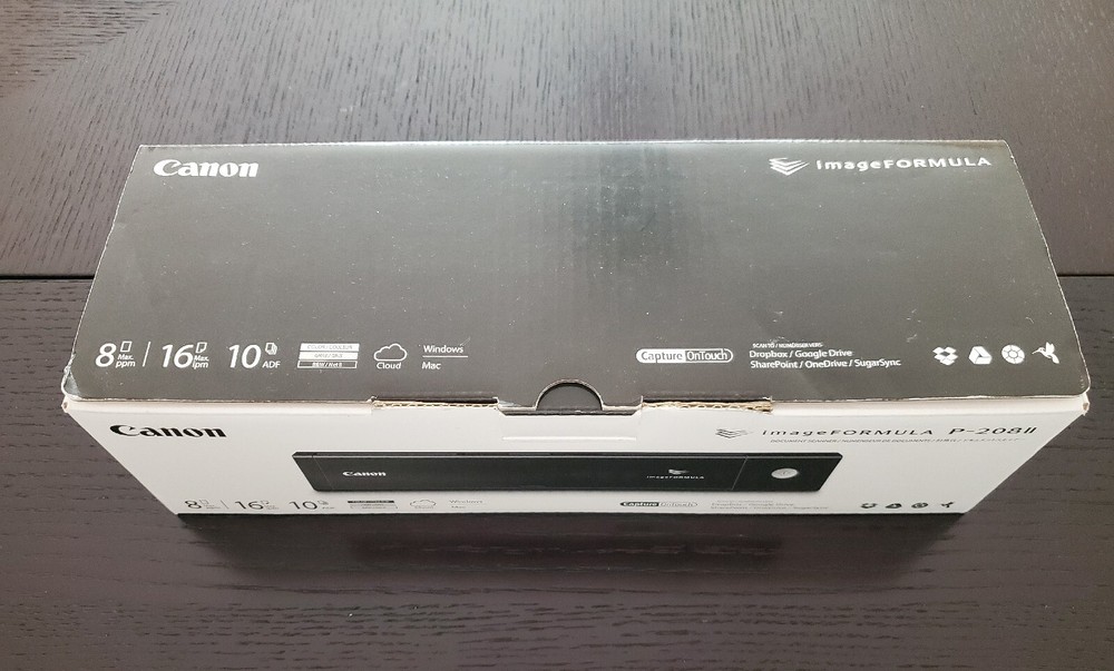 Canon P-208II ImageFORMULA Personal Document Scanner