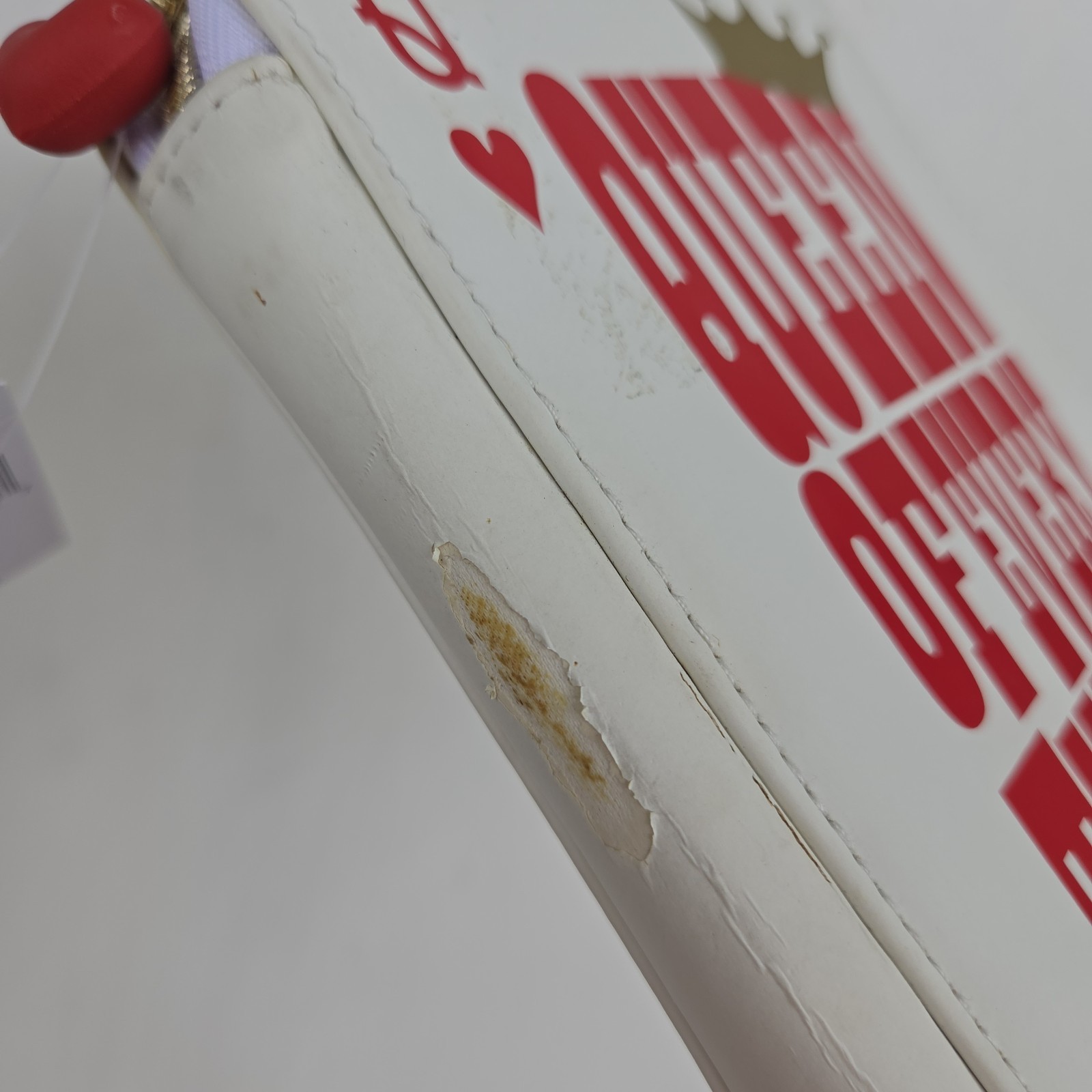 Disney Parks Alice in Wonderland Queen of Hearts Deck of Card Clutch *FLAW READ