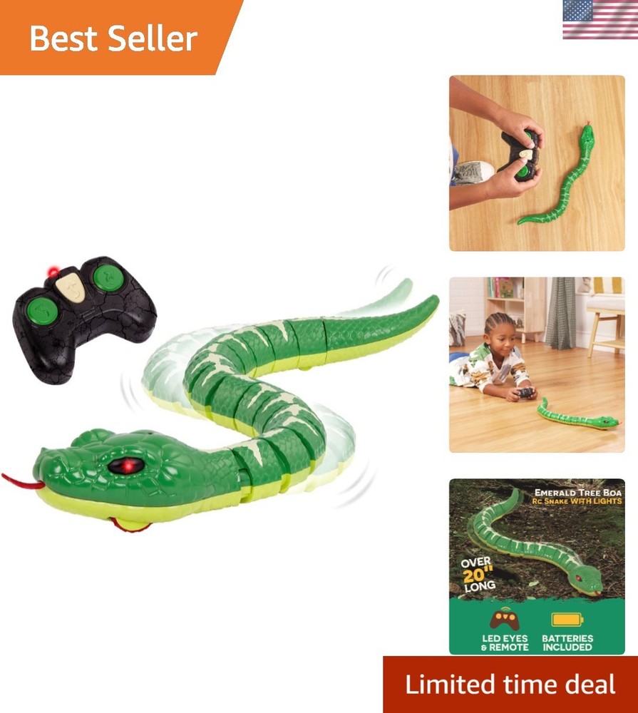 RC Snake Toy Green
