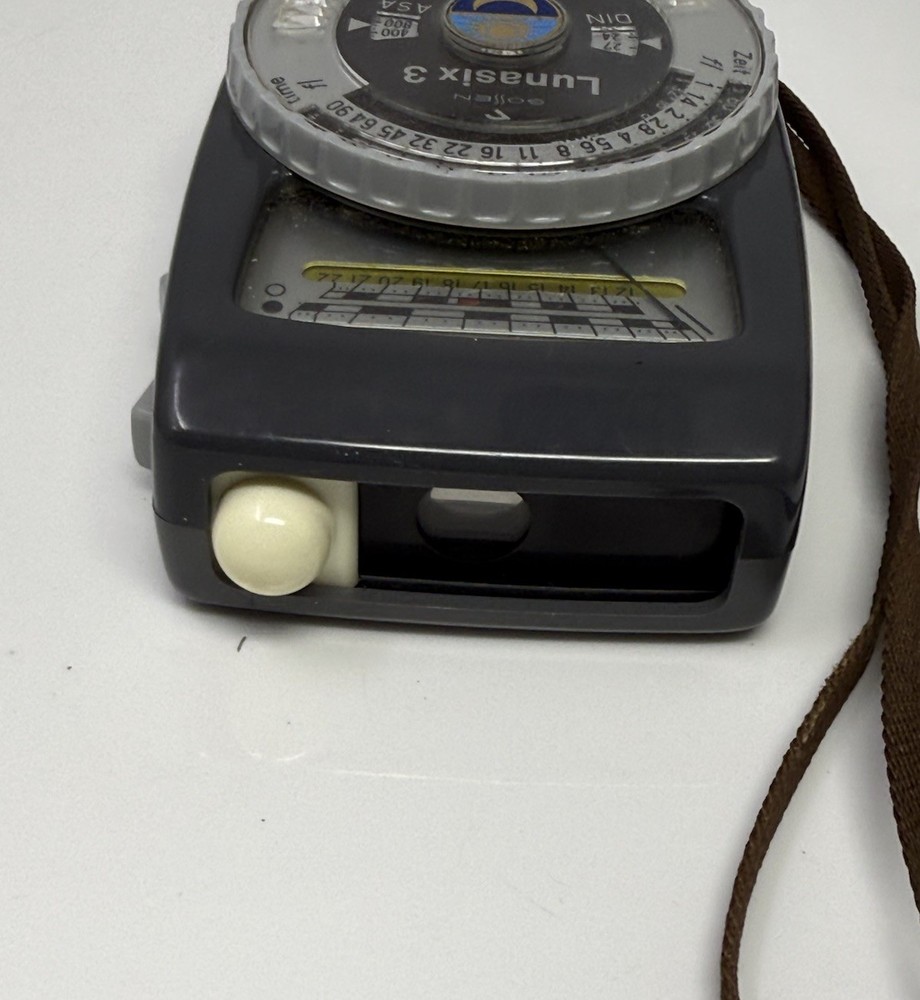 Lunasix 3 Gossen Light Meter & Case W Germany Untested Clean Battery Comp.