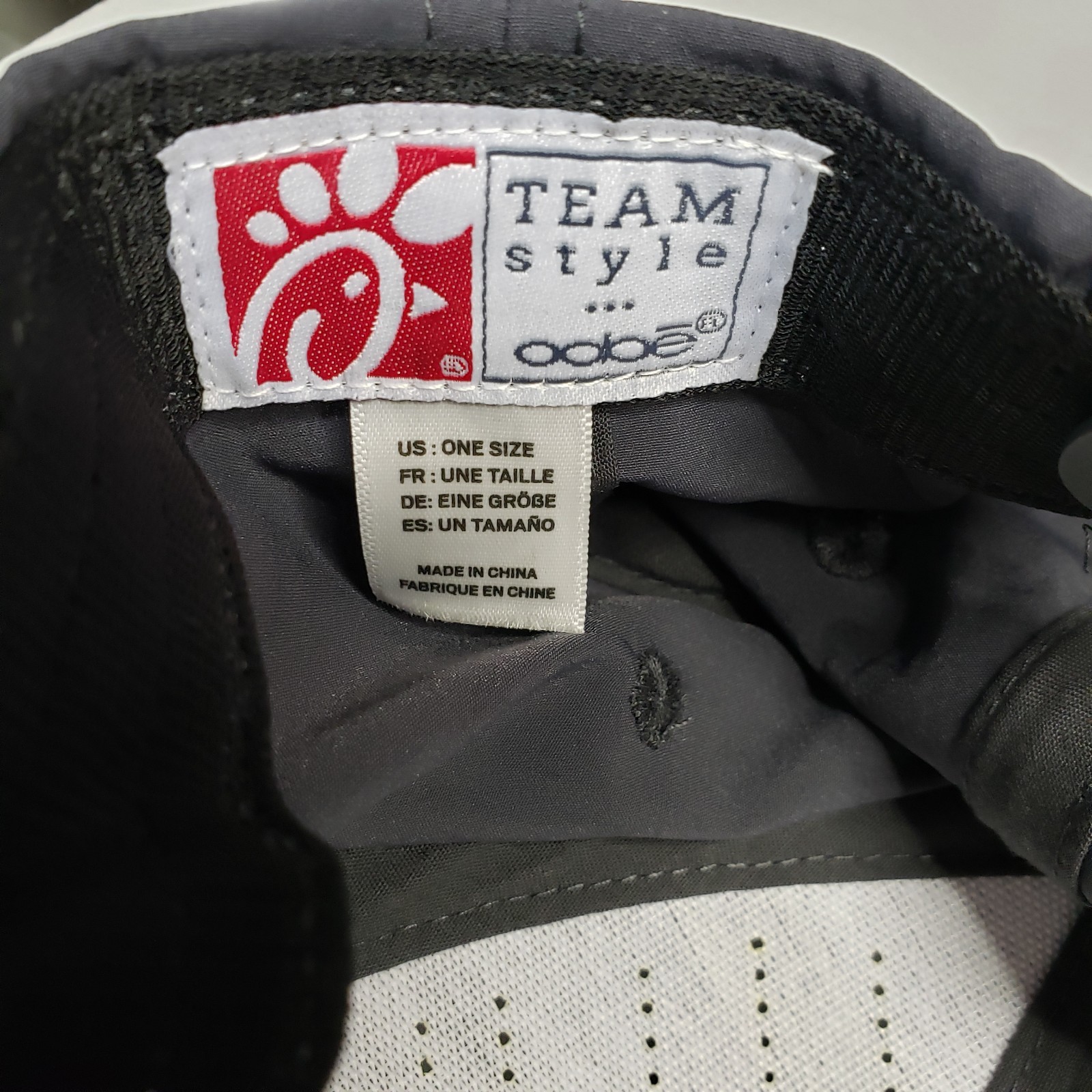 Chick-fil-A Oobe Baseball Hat Cap LOT Adjustable Employee Uniform Black Gray