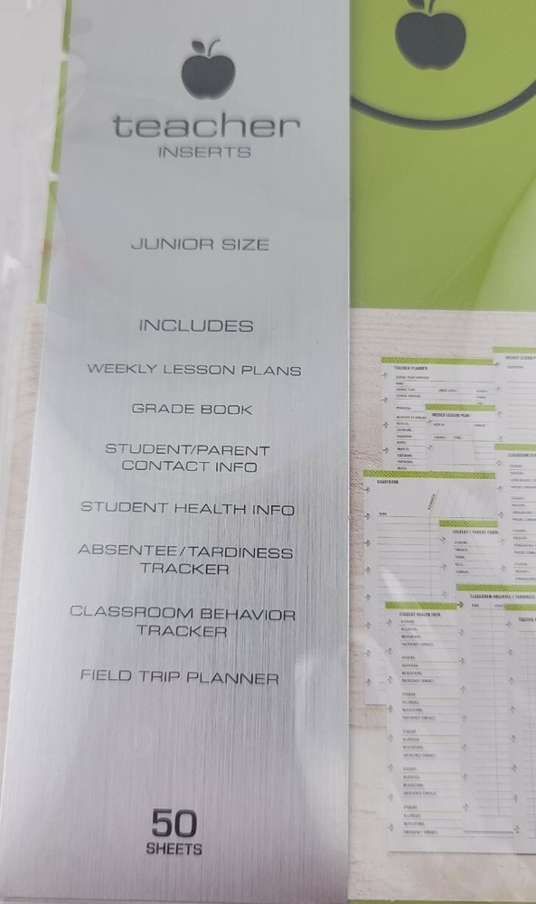 TUL™ Discbound Refill Teacher Inserts Junior Size 5 1/2" x 8 1/2" 50 Sheets
