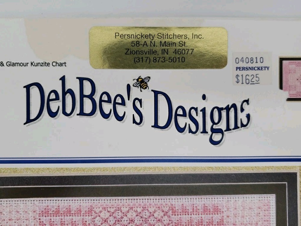 DebBee's Designs DD-158C Glitz & Glamour Kunzite Canvaswork Chart