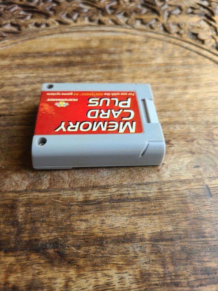 N64 Memory Card Plus Performance P-375AE 4 Bank Controller Pak Untested