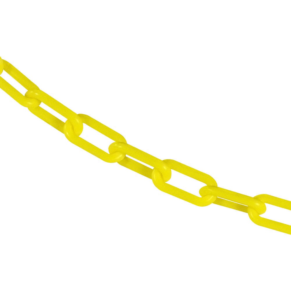 GRAINGER APPROVED 30002-100 Plastic Chain ,100 ft L,Yellow 8EGU6