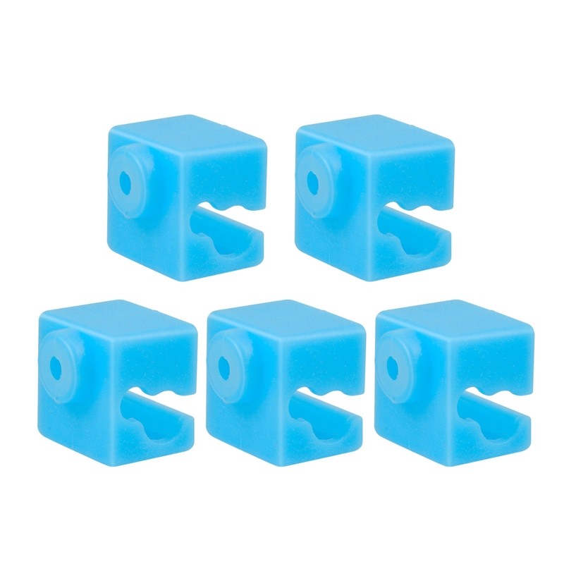 5Pcs for 3D Printer V5 Heating Block for Case Protective Silicone Sock Cover