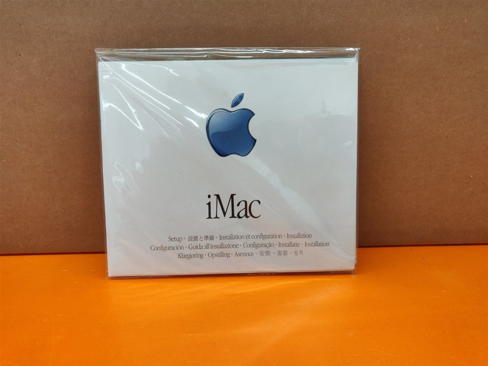 ⭐️⭐️⭐️⭐️⭐️ 2001 Apple iMac Print 600-8528 Setup & User Guide + Stickers etc.