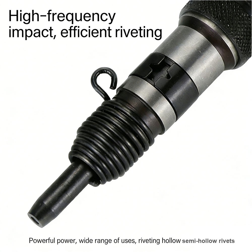 Pneumatic Straight-Type Rivet Gun Pneumatic Hammer Solid or Hollow Brand New