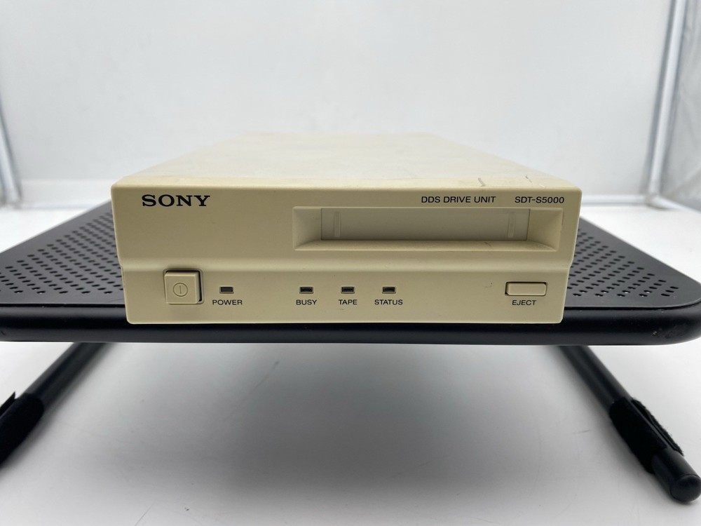 SONY DDS Drive Unit SDT-S5000 DDS-2 DAT SCSI External Tape Drive