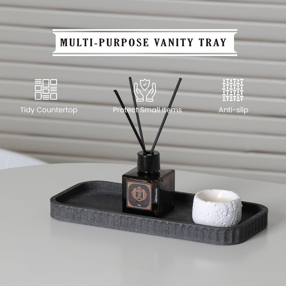 Bathroom Accessory Set - 6 Pieces Bathroom Accessories Set Complete with Soap Di