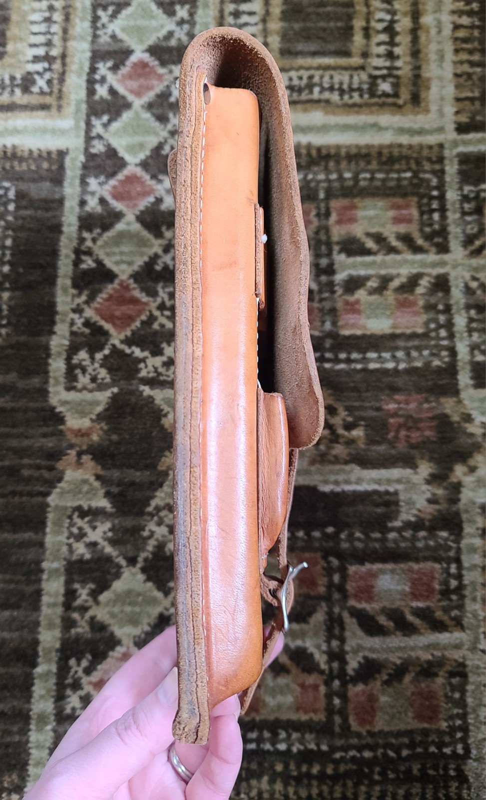 VTG Forestry Suppliers Inc Geologist Surveyor Tool Pouch Leather Belt Bag #33394