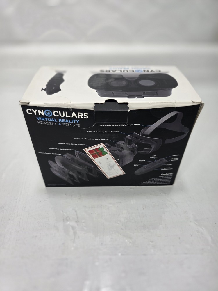 CYNOCULARS Virtual Reality Headset & Remote - As Seen On TV