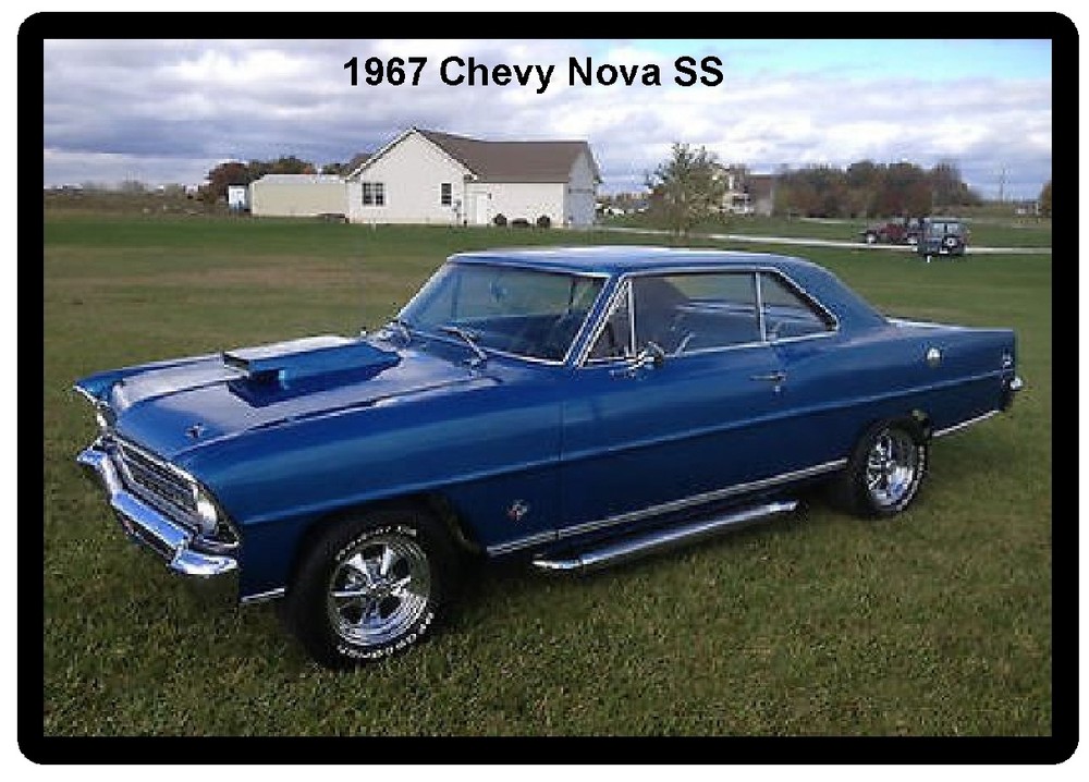 1967 Chevy Nova SS Refrigerator Magnet