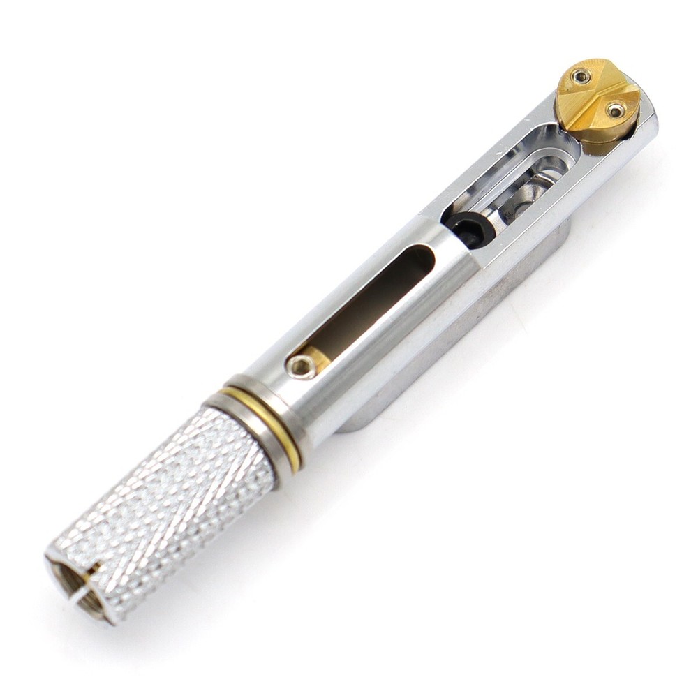 8 Strings Headless Guitar Bridge Saddle Single Bridge for Headless Guitar chrome