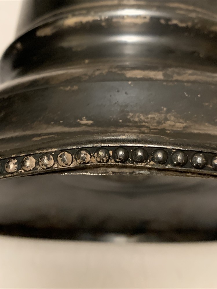 RARE Antique Rogers Bros MFG Co Silver plate Large Beer Stein, Serving Pitcher