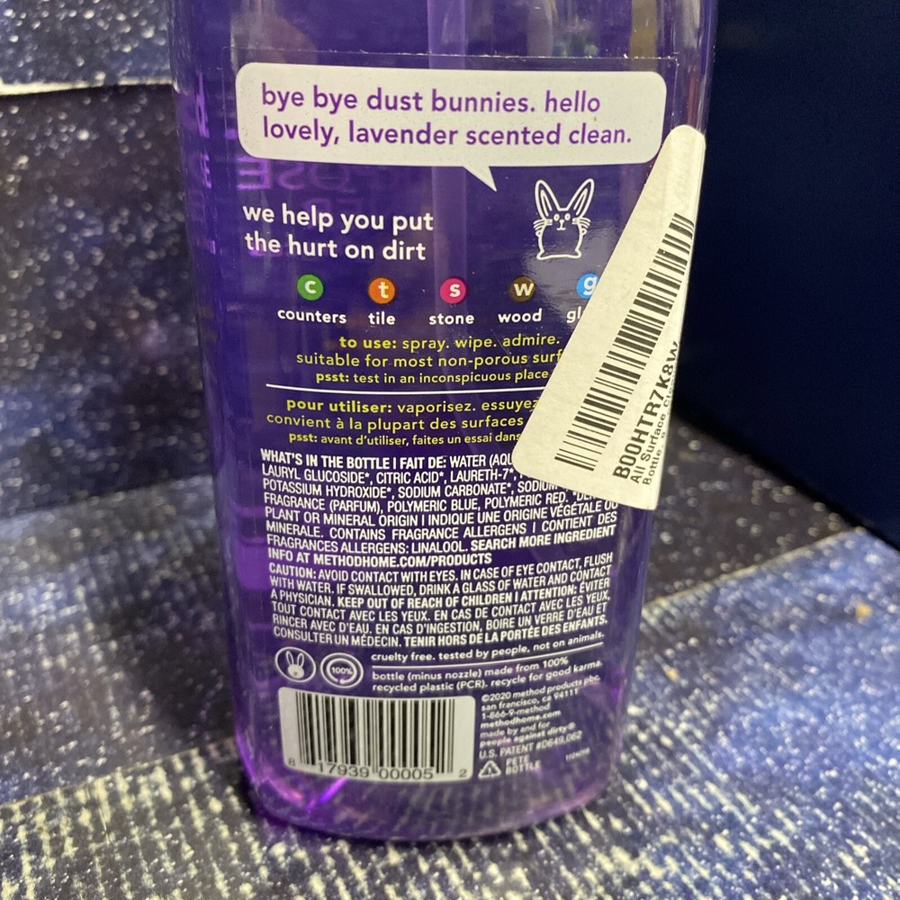 Method All-Purpose Cleaner, French Lavender Scent 28 Fl Oz