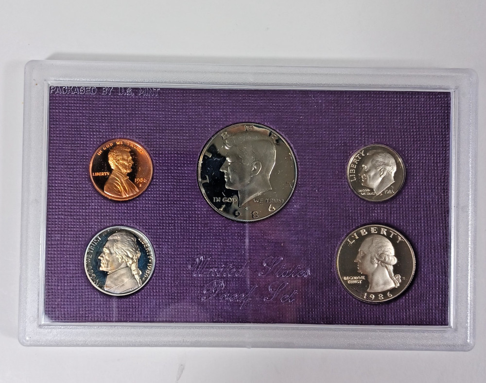 1985-86 Mint Proof Sets with Box