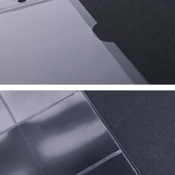 10 numismatic Prophila coin sheets, each with 22 compartments, e.g., for pressed