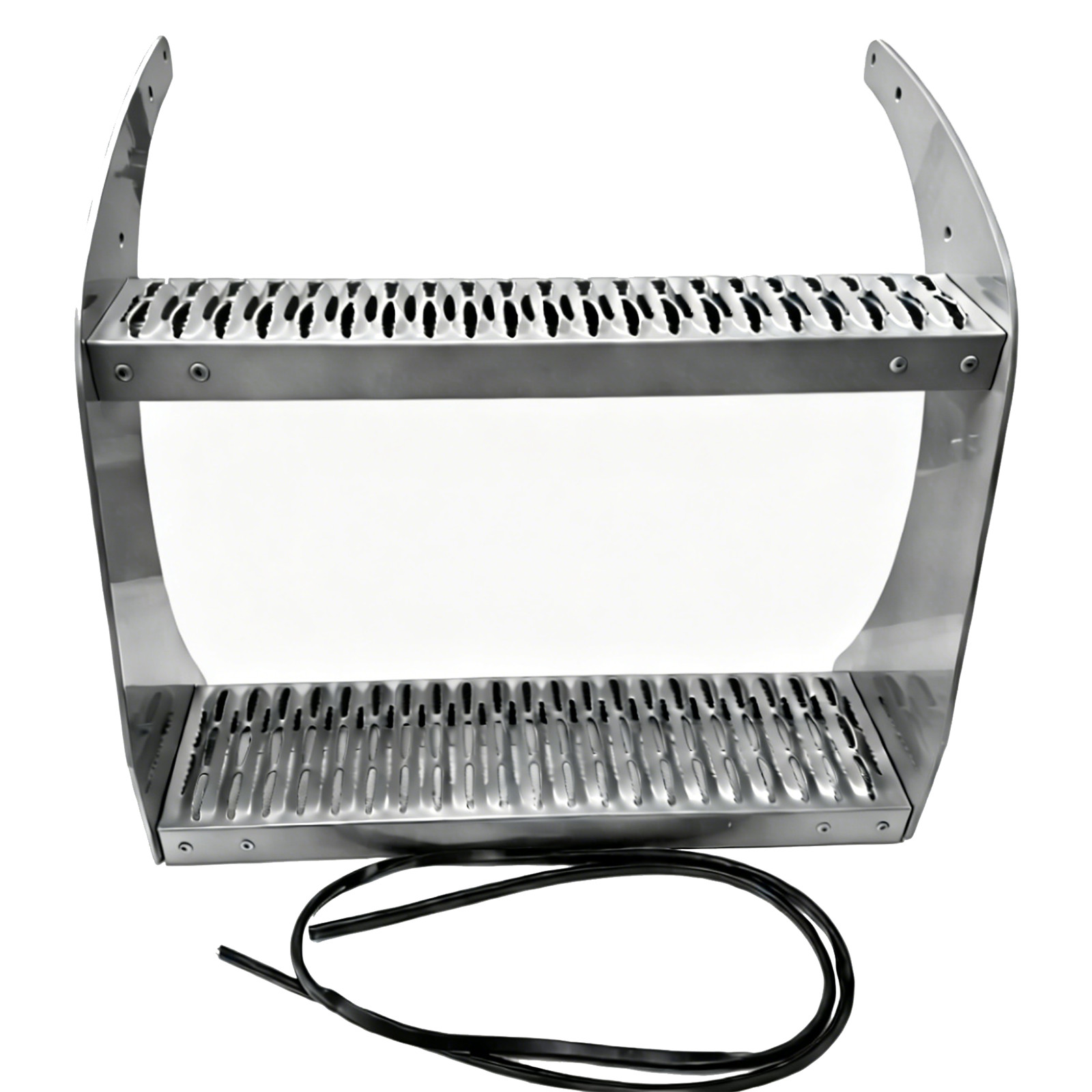 26" Fuel Tank Step For Peterbilt 389 All Models Silvery Non-Slip Fuel Tank Stair