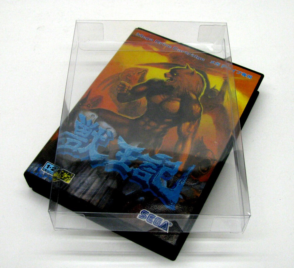 25x SEGA JAPAN MEGA DRIVE CIB GAME - CLEAR PLASTIC PROTECTIVE BOX PROTECTOR