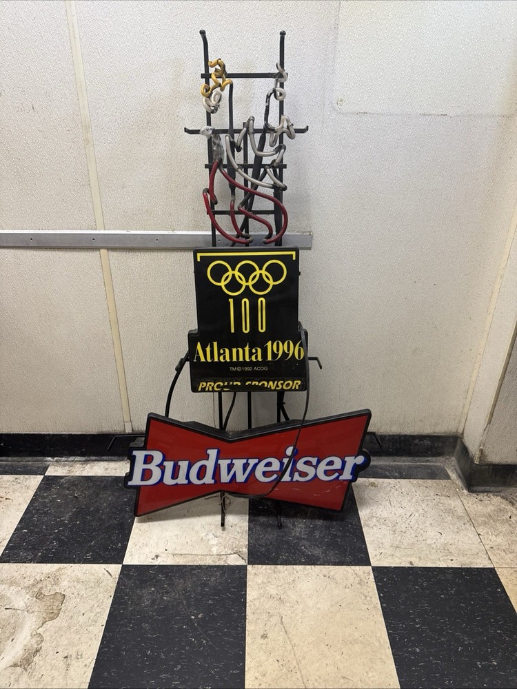 1996 Olympic Budweiser Neon Sign