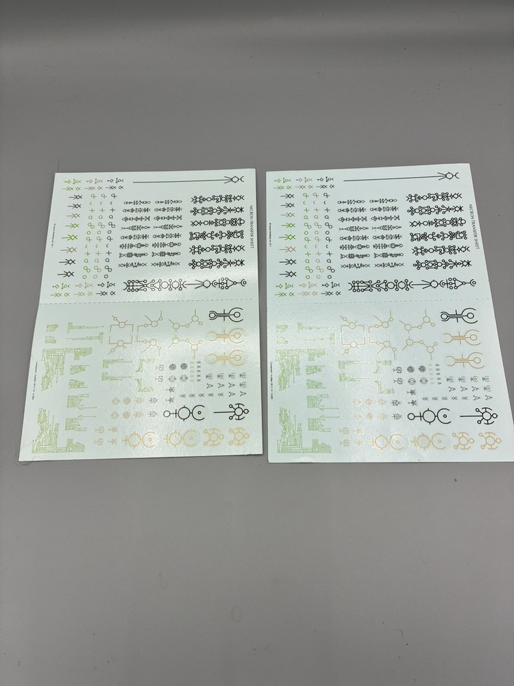 Warhammer 40k - Necron Transfer Sheet