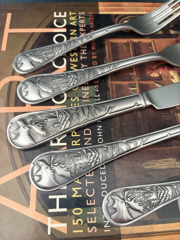 CAMBRIDGE Lab Stainless Steel Flatware DEER. Set 5 pc.