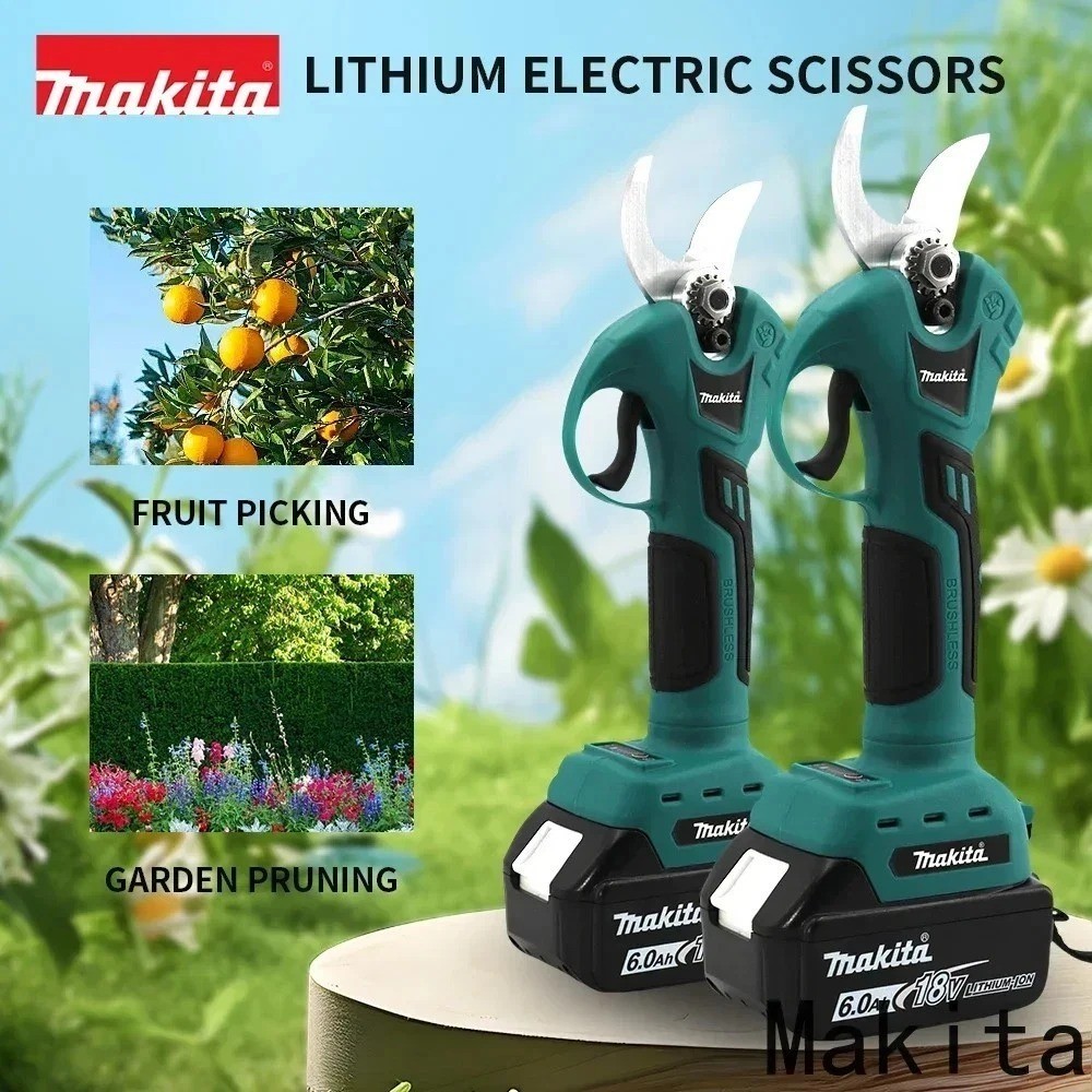 Makita 18v Battery Professional Cordless Electrician Scissors Pruning Shears...