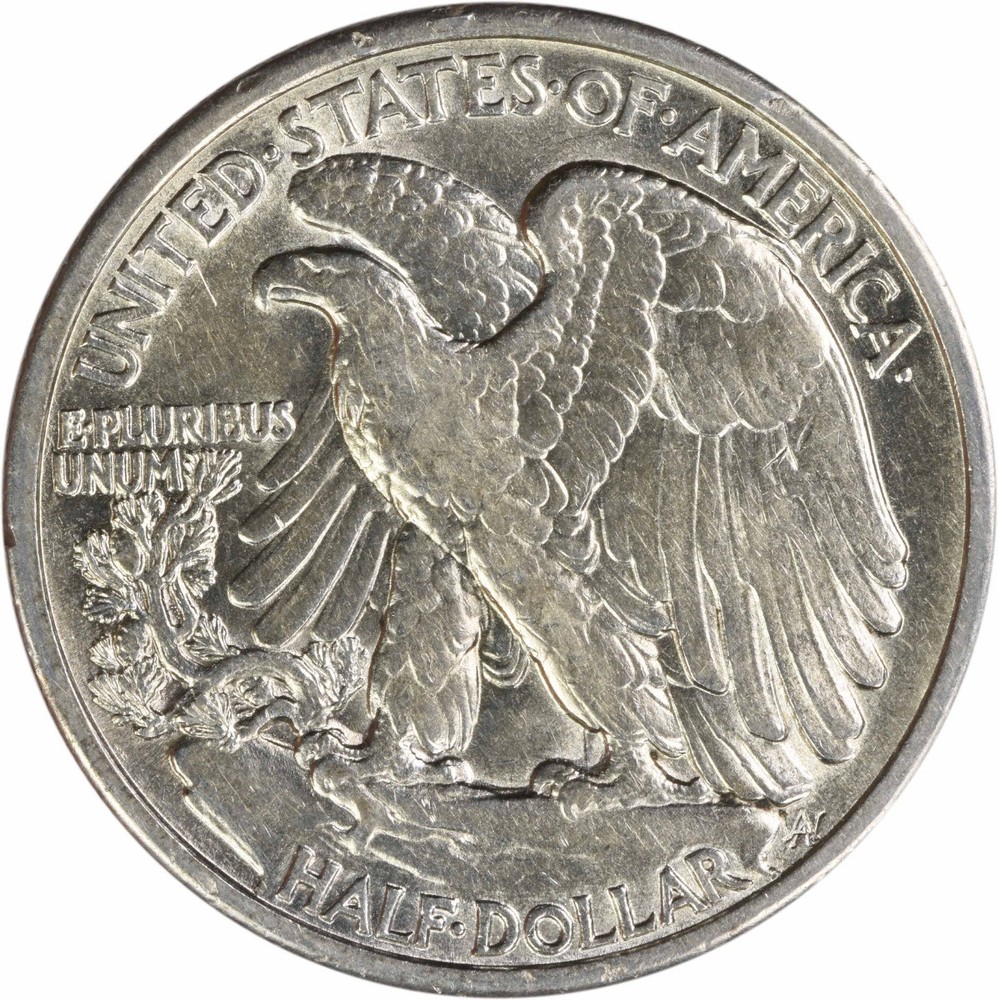 1934 Walking Liberty Silver Half Dollar AU Uncertified #1237