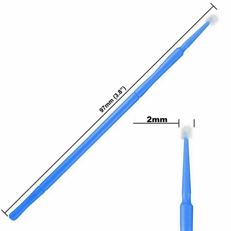 100x Car Touch Up Paint Micro Brush Brushes Small Tips Applicator Tool Universal