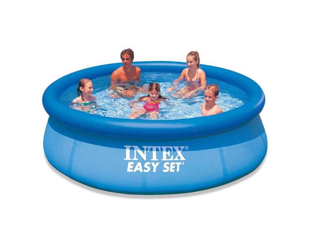 Intex 10' x 30" Easy Set Above Ground Inflatable Pool (Open Box) (2 Pack)