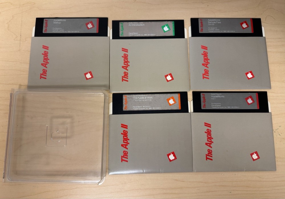 AppleWorks Apple II Pascal 5.25 Disks