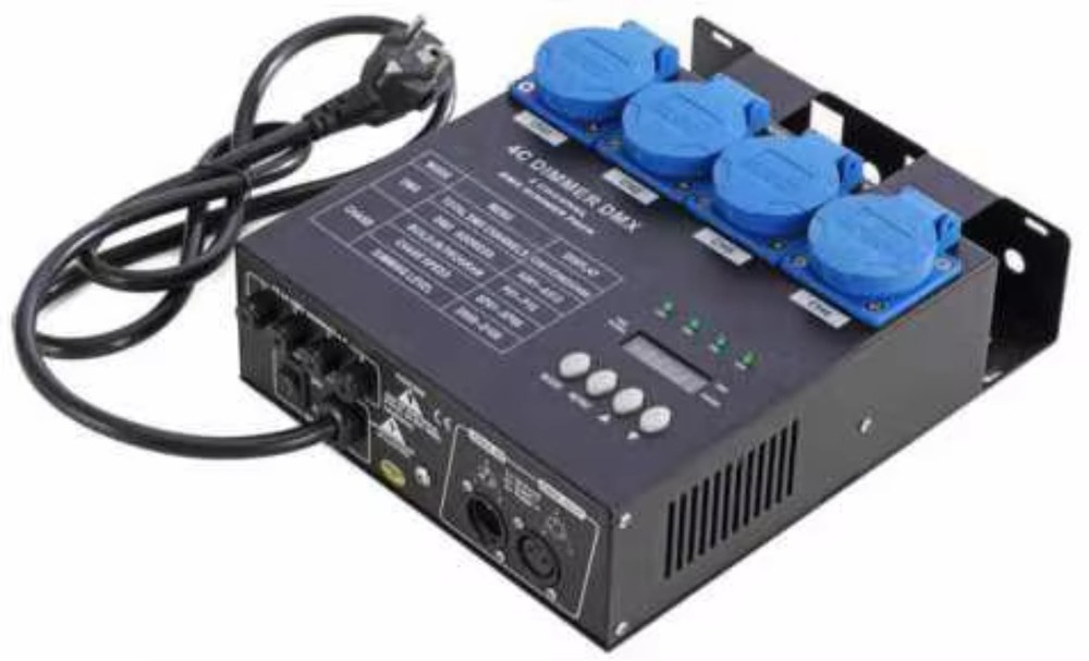 Durable＆High-performance Led Stage Lighting Equipment 4 Channel Dmx Dimmer Pack