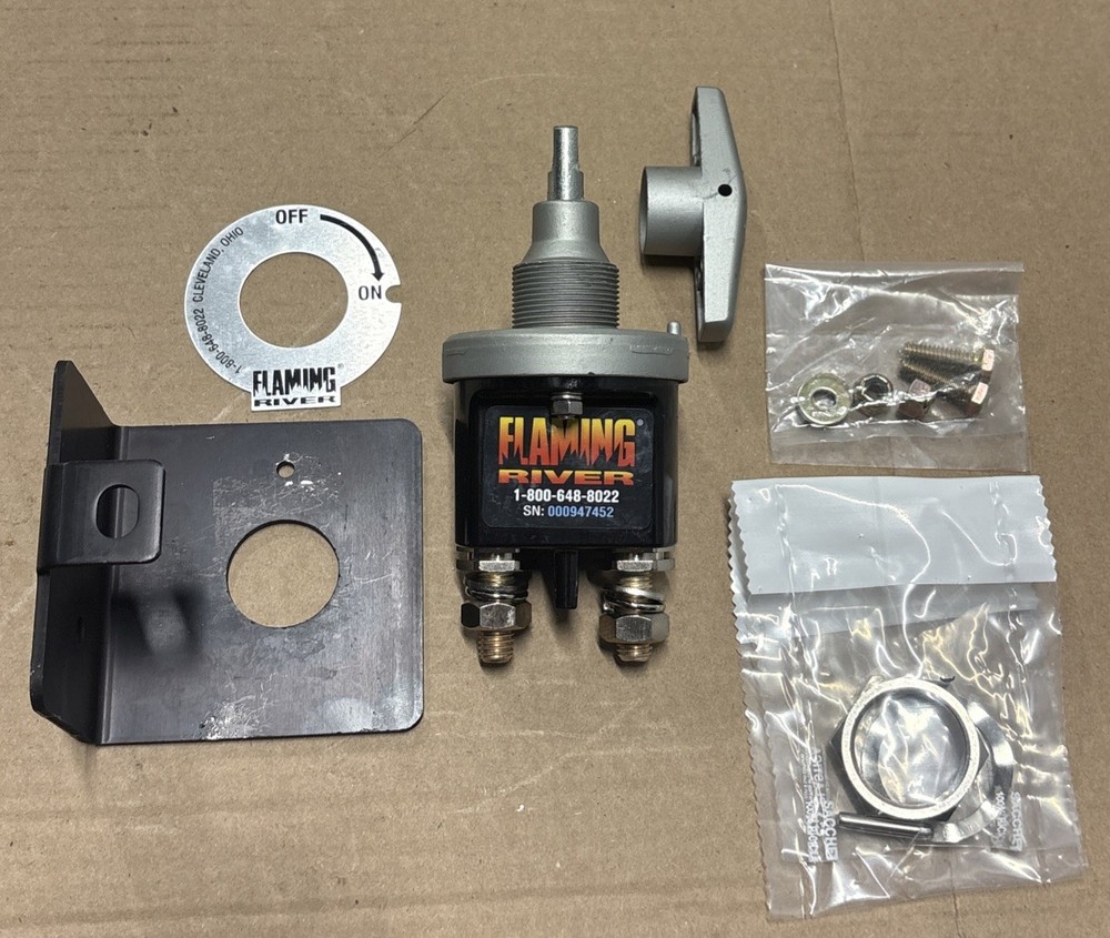 Flaming River Fr1044 Battery Disconnect Switch, 12-24V