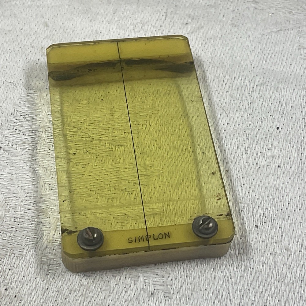 Vintage engineers slide rule Simplon Bilateral instructions tool Dargue Brothers