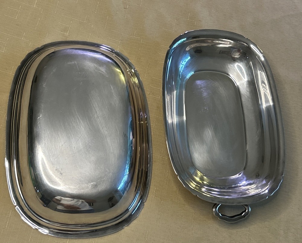 Reed and Barton 5001 Mayflower Lidded Oval Serving Plate